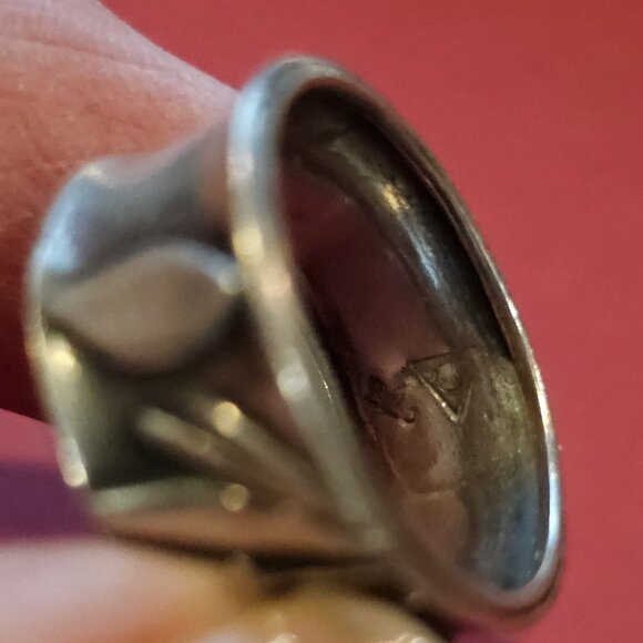 Pair of Angi Olami Sterling Silver/Semi-precious Band Rings, size 5.5 - Picture 6 of 8